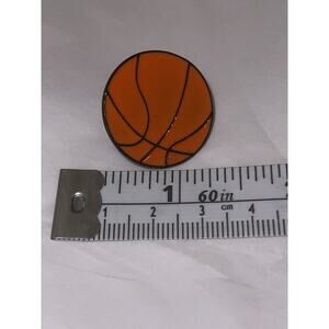 Basketball Pin Brooch
